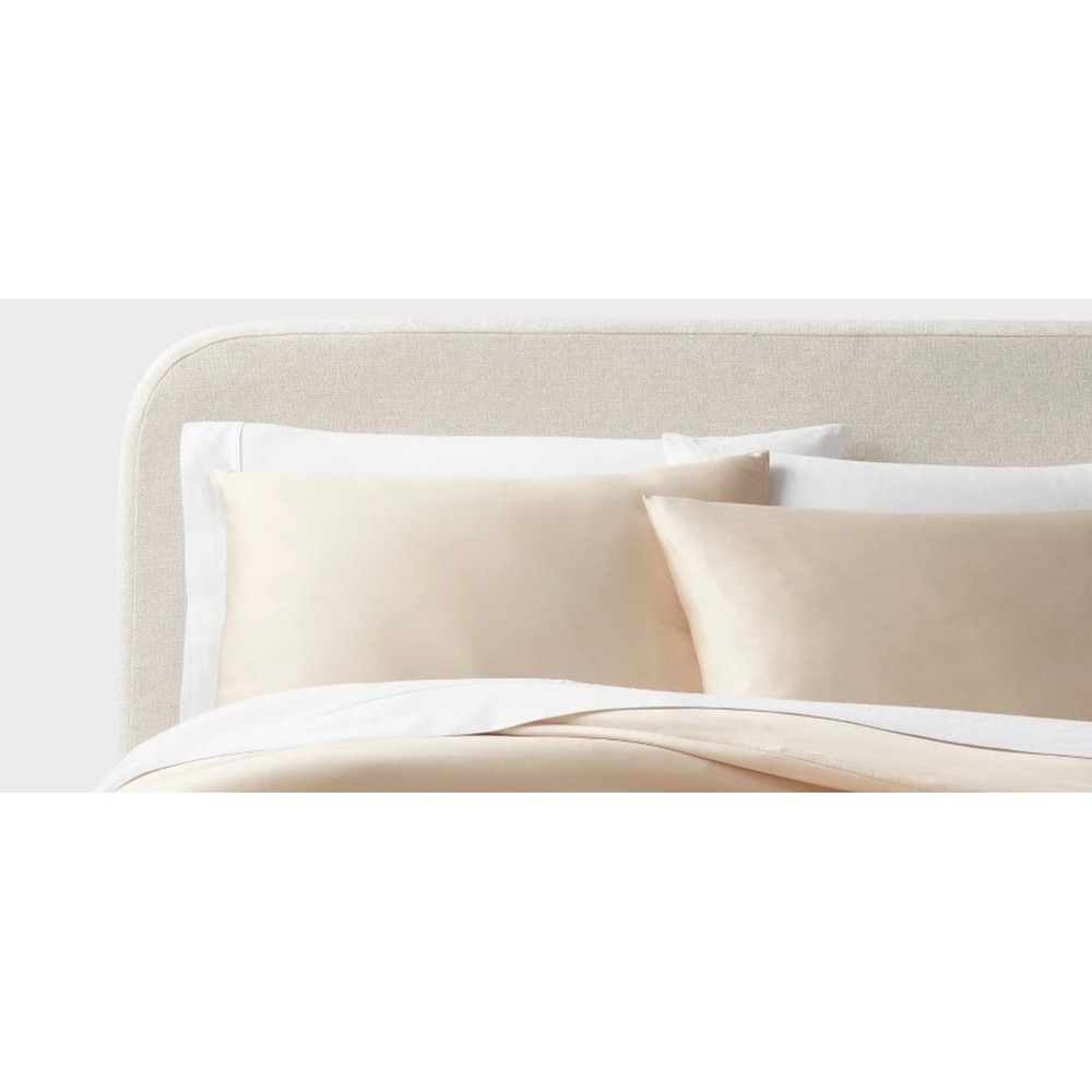 Threshold Tencel Sham Set Khaki 320 Thread Count